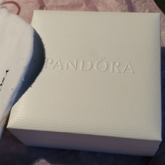 Pandora duo toggle bracelet boxed Gorgeous and heart dangling charm - Picture 3 of 6